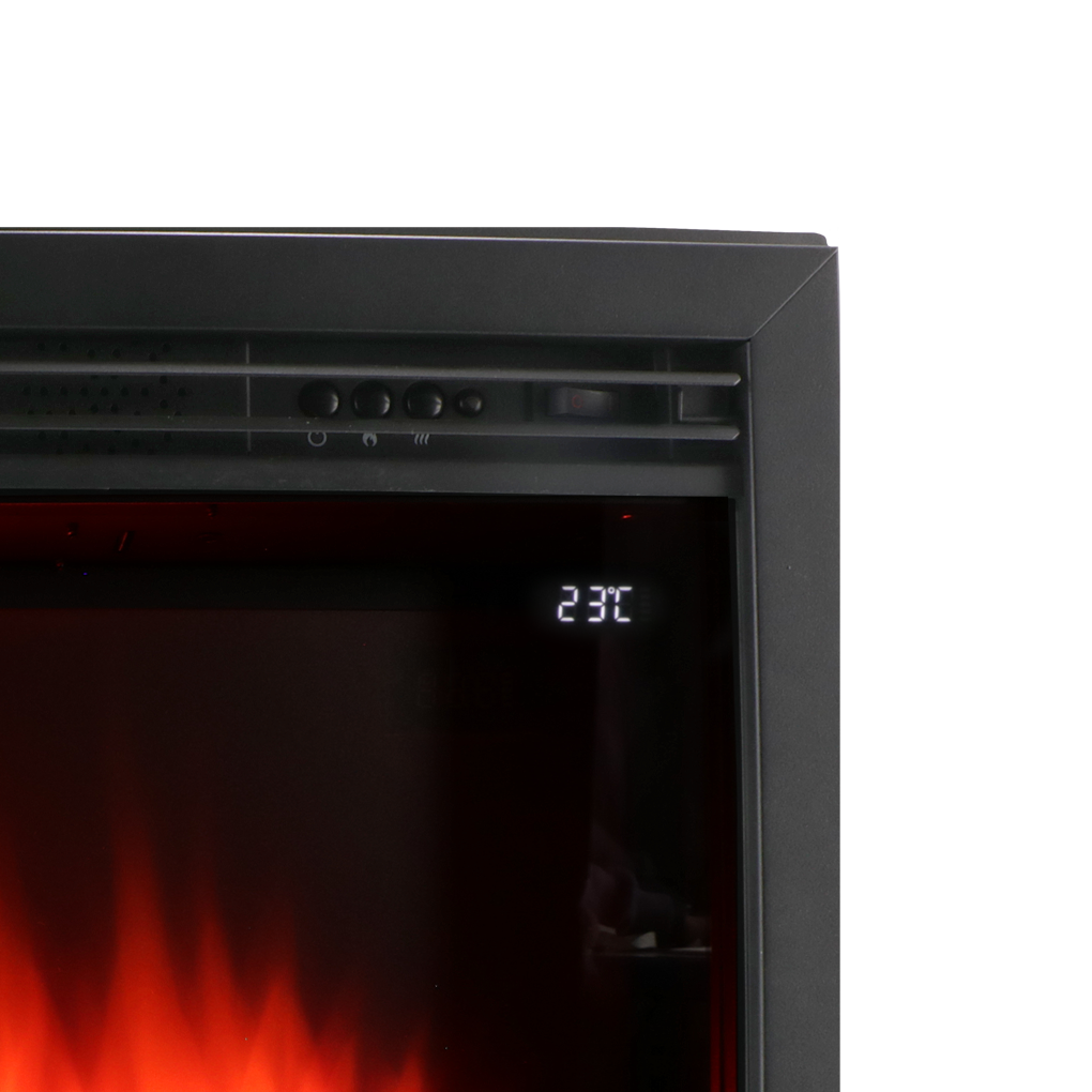 Livin'flame Cheminée Encastrable Arosa Wifi Noire