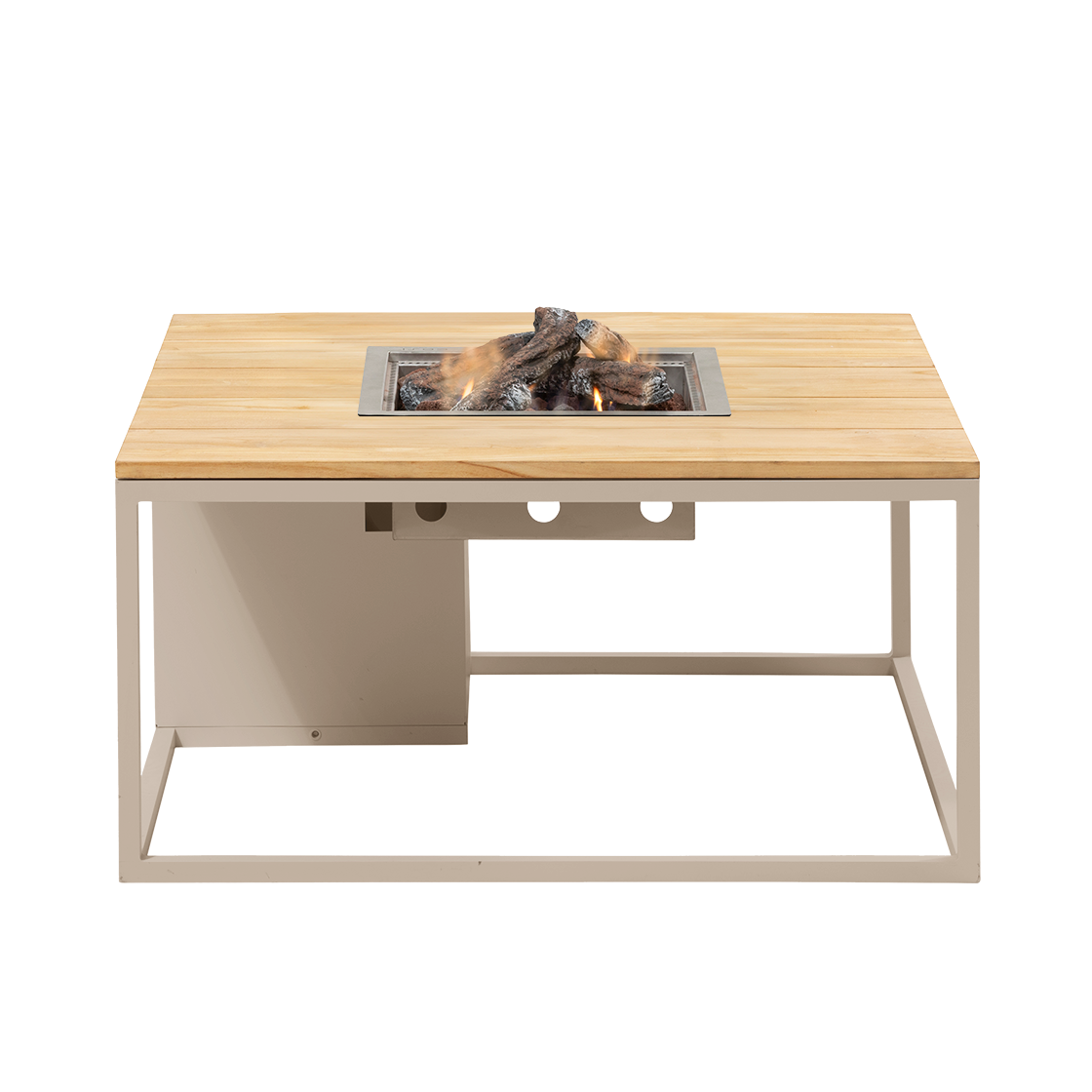 Table brasero Cosiloft 100 sandy sable / teck Cosi