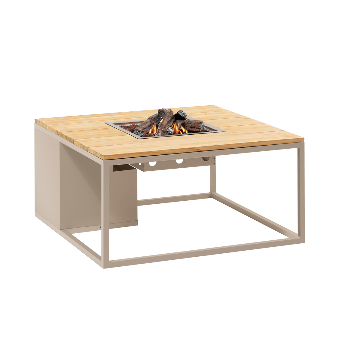 Table brasero Cosiloft 100 sandy sable / teck Cosi