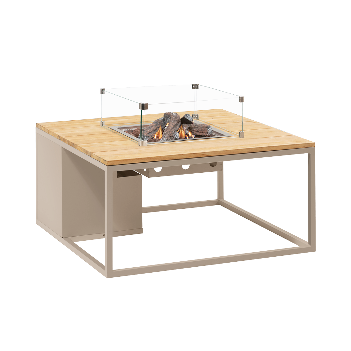 Table brasero Cosiloft 100 sandy sable / teck Cosi