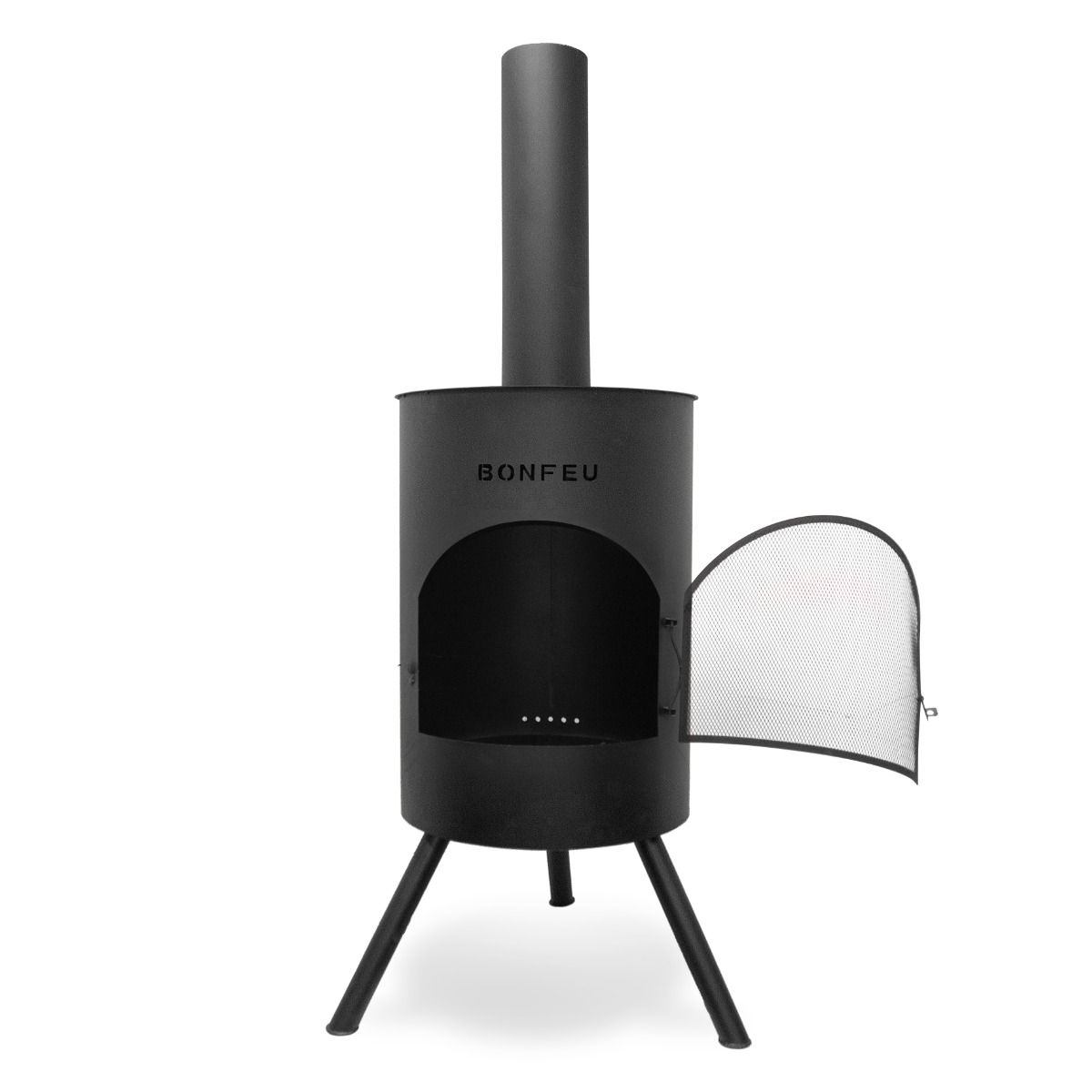 BonFeu BonTon 60 Cheminée extérieur Noir