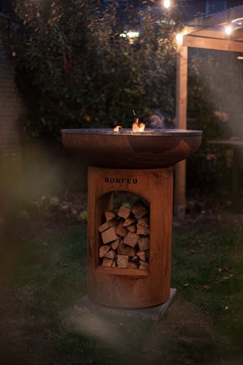 BonFeu BonBiza Acier Corten Ouvrir