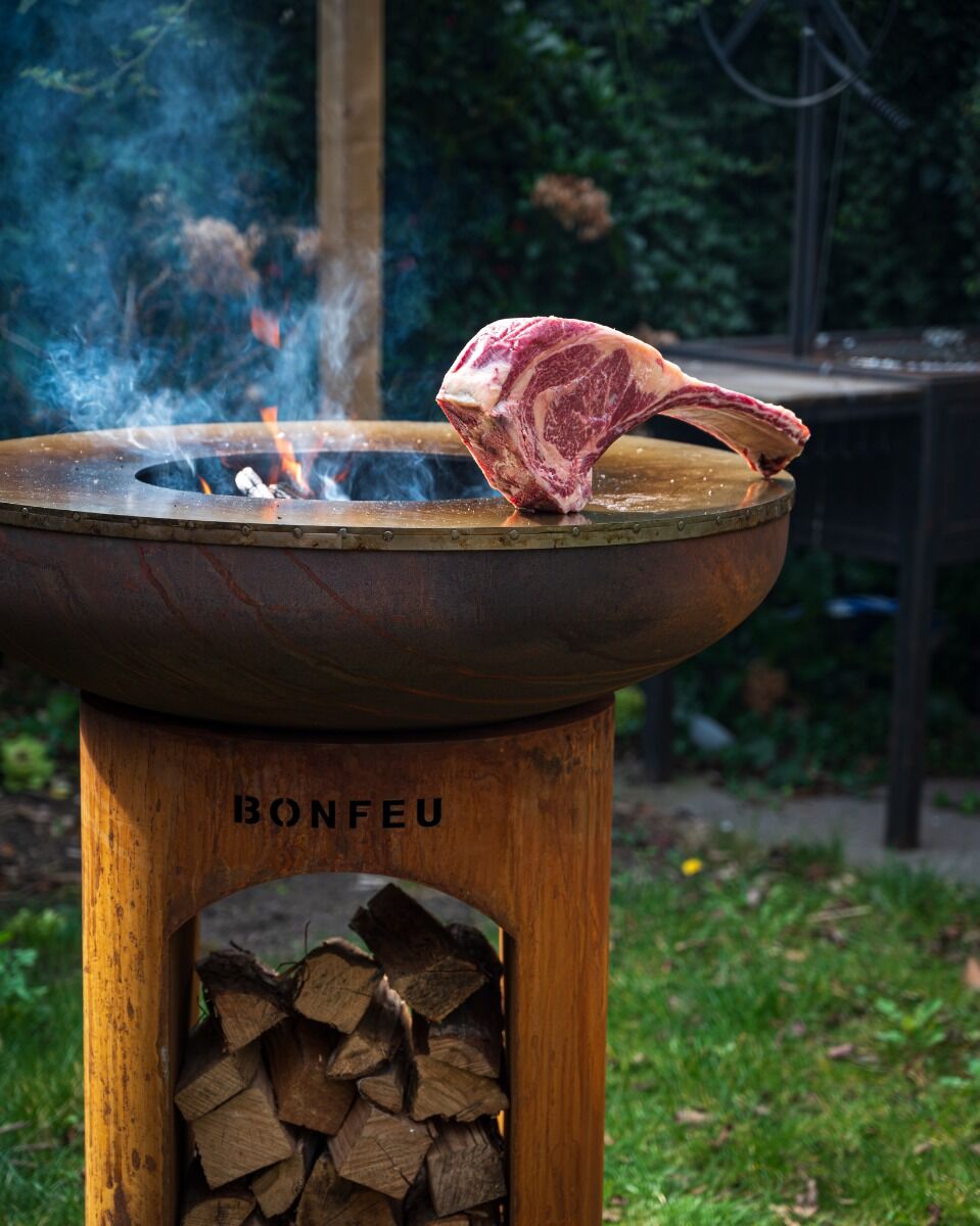 BonFeu BonBiza Acier Corten Ouvrir