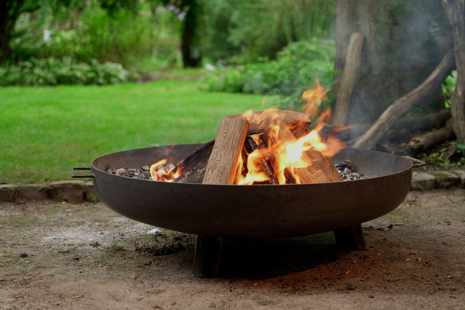 MOODZ Bol à feu Feet &amp; Handle INOX Ø60 cm