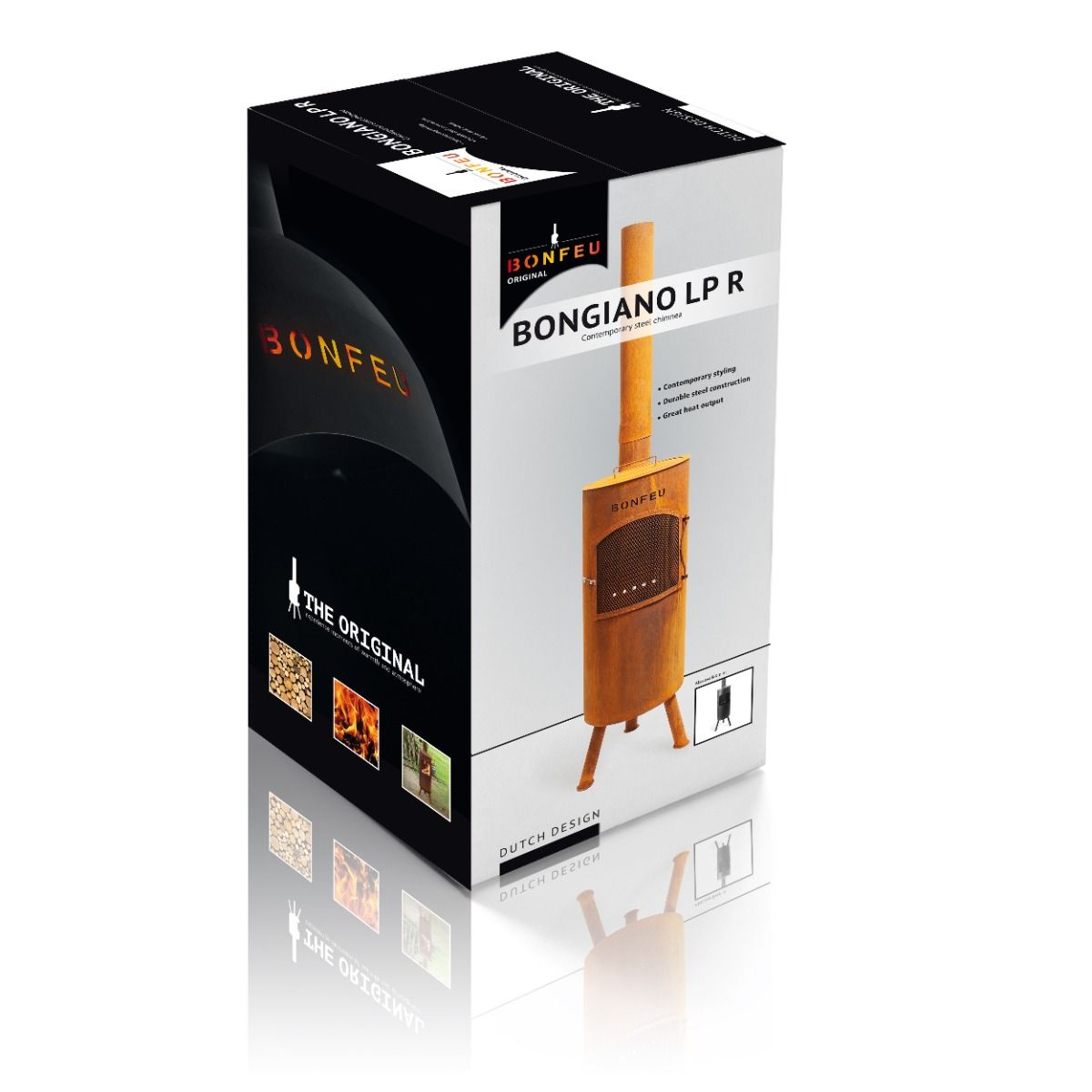 BonFeu BonGiano LP Corten Cheminée exterieur 