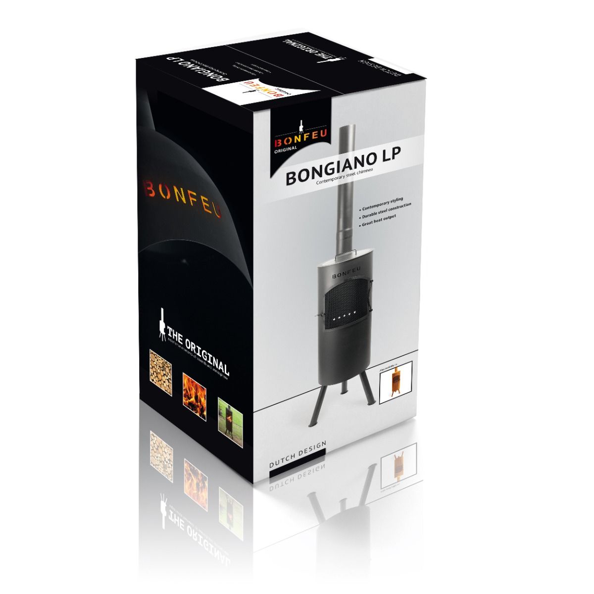 Cheminée de jardin BonFeu BonGiano LP noir