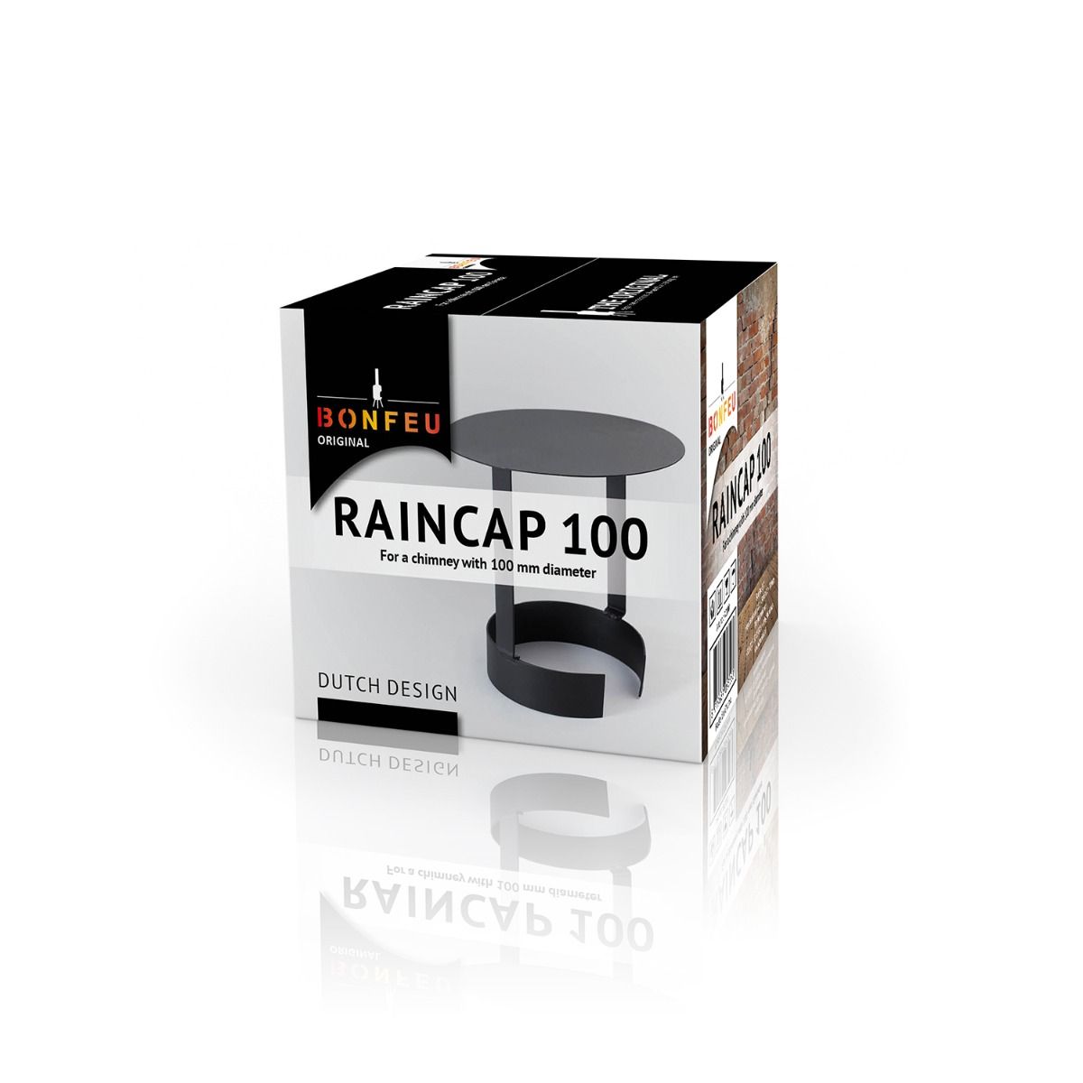 BonFeu Rain Cap 100 Noir (Ø10)