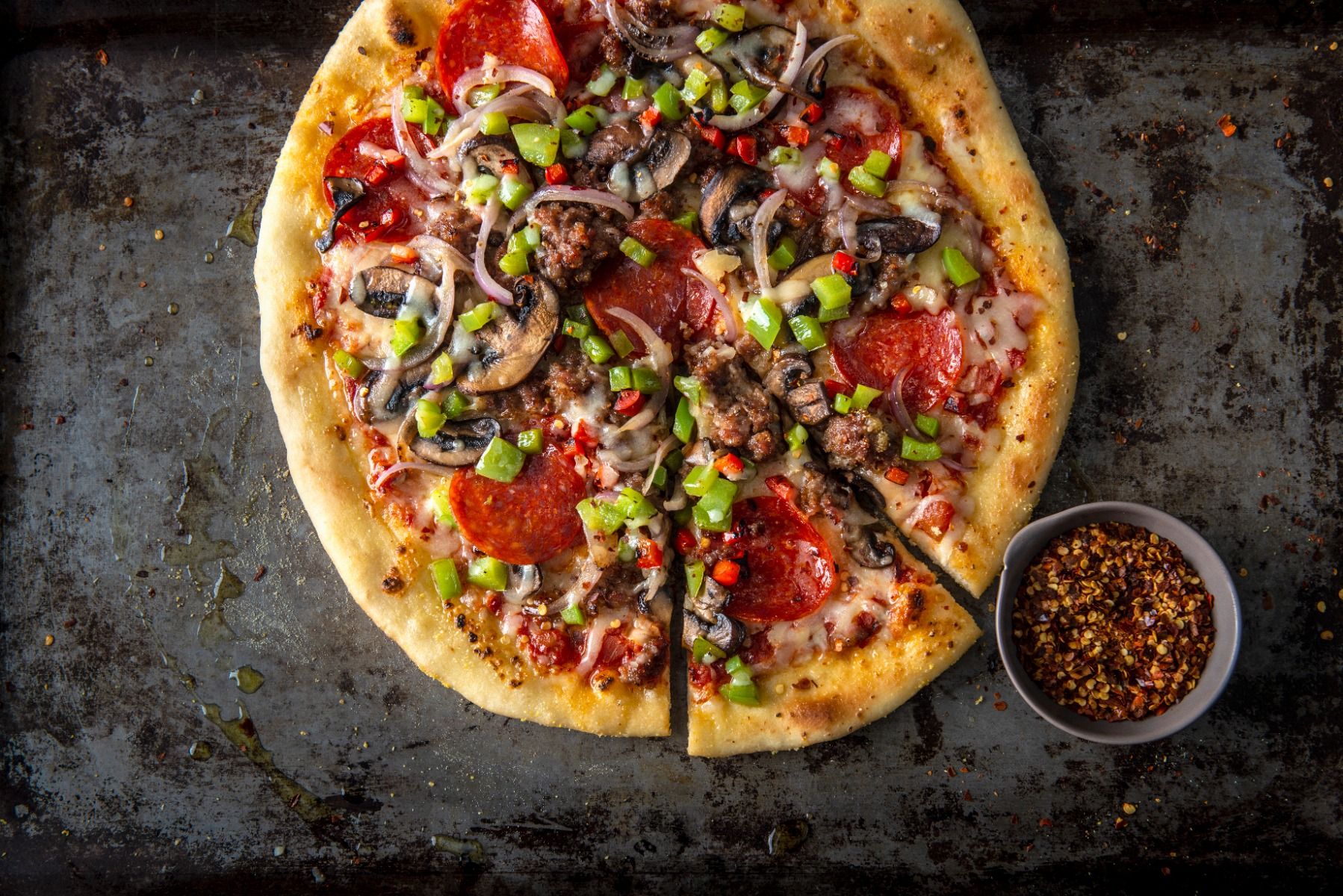 The Bastard Pizza Cutter Acier Inoxydable