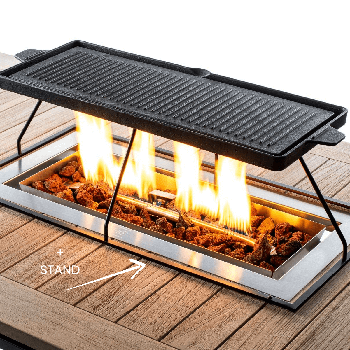 Plaque de gril Rectangle Happy Cocooning