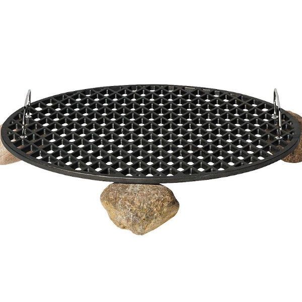 Bon Fire Grille de barbecue en fonte ronde 54cm