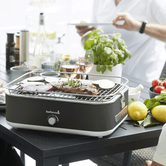 Barbecook E-Carlo Gril de Table Électrique Gris
