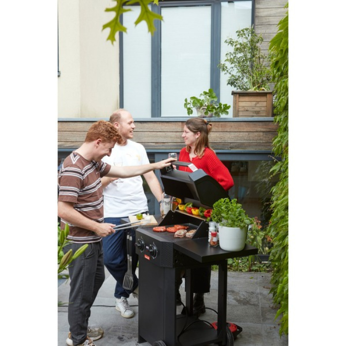 Barbecook Barbecue Électrique E-Luca avec Tables d'Appoint