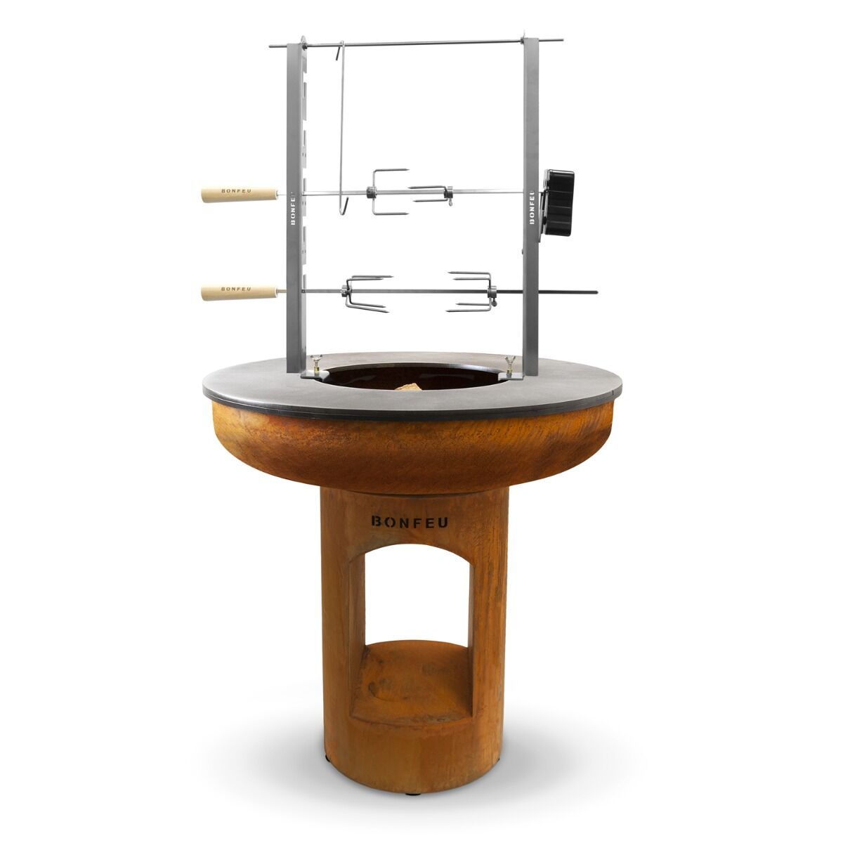 BonFeu BonBiza XL Corten Ouvrir