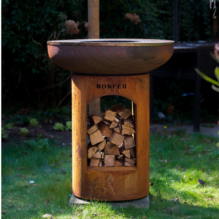 BonFeu BonBiza Ouvrir Acier Corten