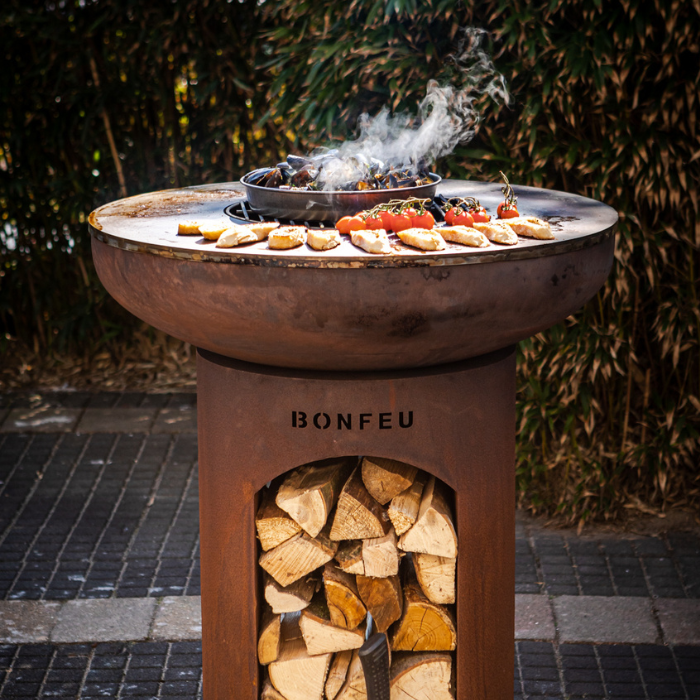 BonFeu BonBiza Ouvrir Acier Corten