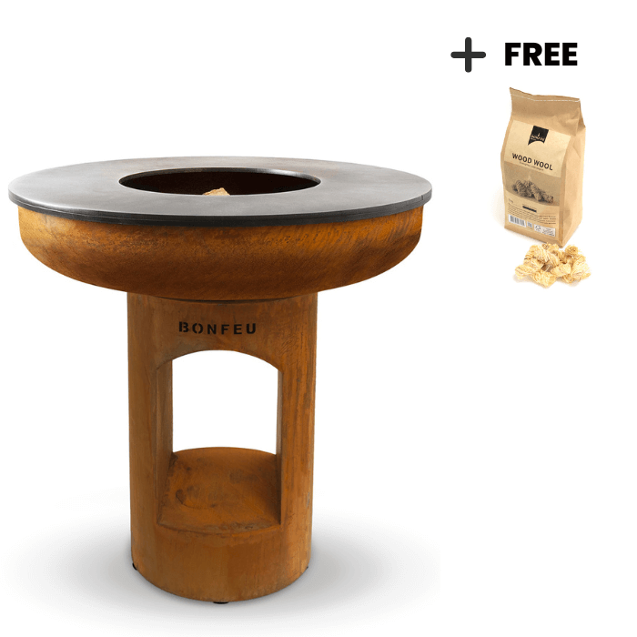 BonFeu BonBiza XL Corten Ouvrir
