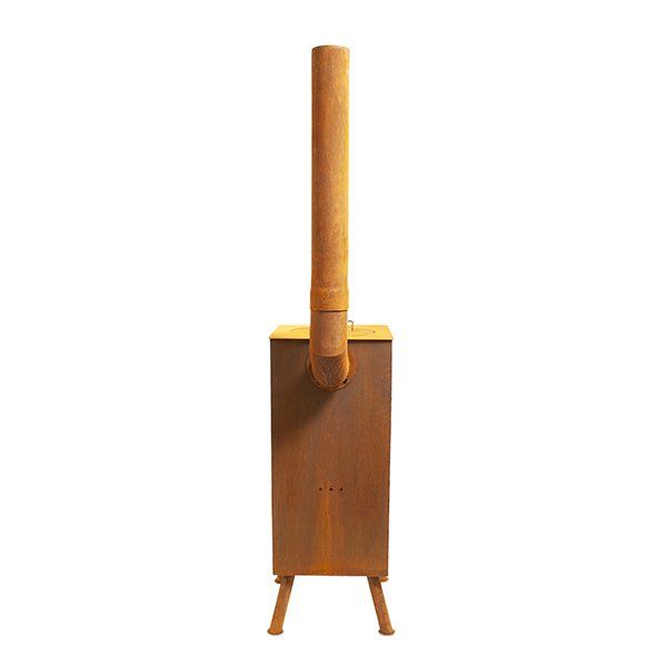 Cheminée de jardin BonFeu BonCarré QLP Rouille