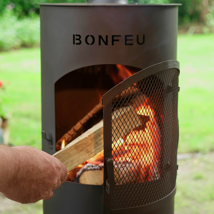 BonFeu BonGiano LP Noir Cheminée Extérieur