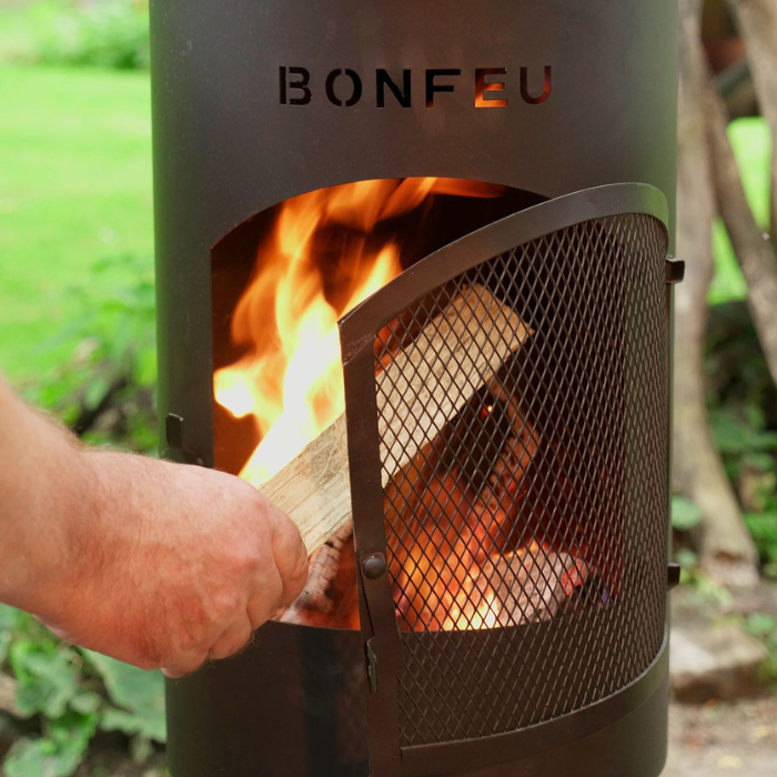 BonFeu BonGiano SP Noir Cheminée Extérieur