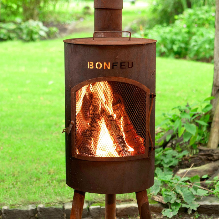 BonFeu BonGiano SP Corten Cheminée extérieur