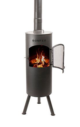 Cheminée de jardin BonFeu BonGiano LP noir