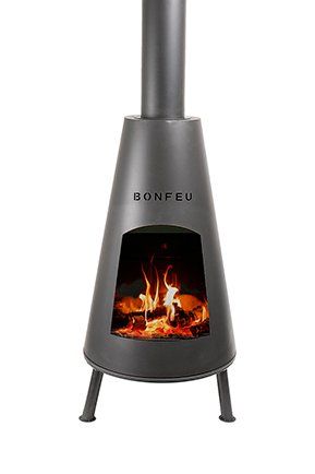 Cheminée de jardin BonFeu BonPyra noire