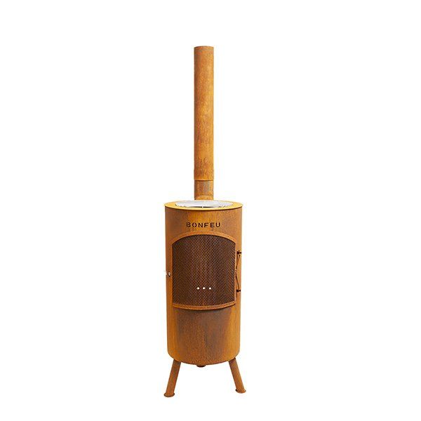 Cheminée de jardin BonFeu BonTino LP Corten