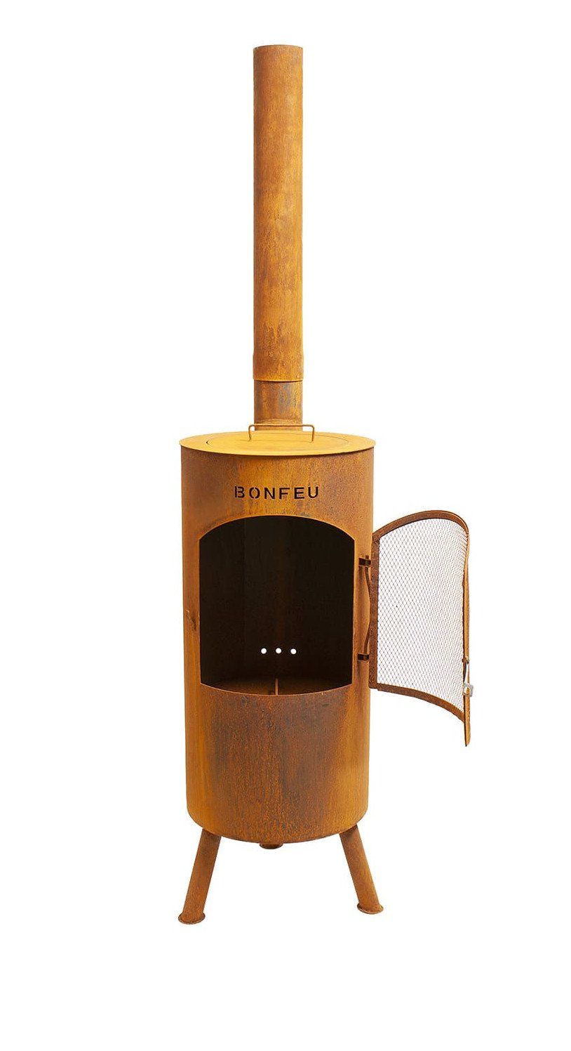 Cheminée de jardin BonFeu BonTino LP Corten