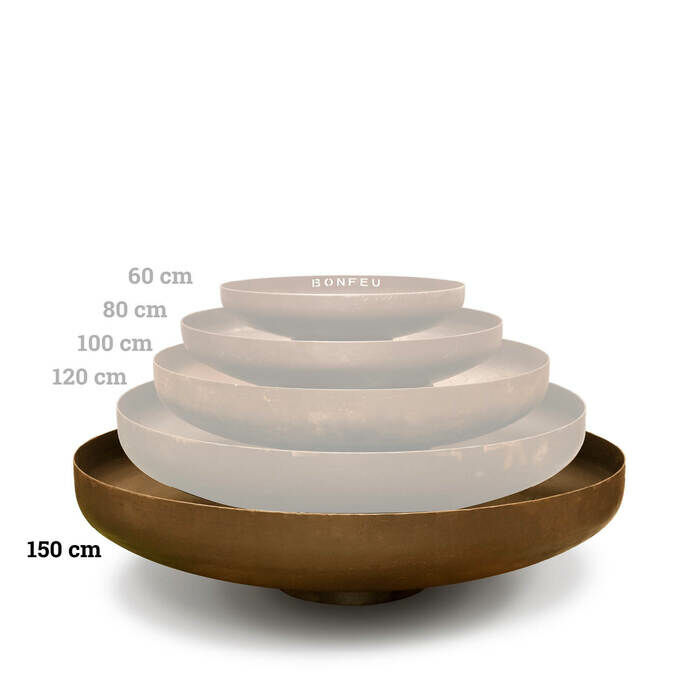 BonFeu Brasero Acier Corten Ø150 cm