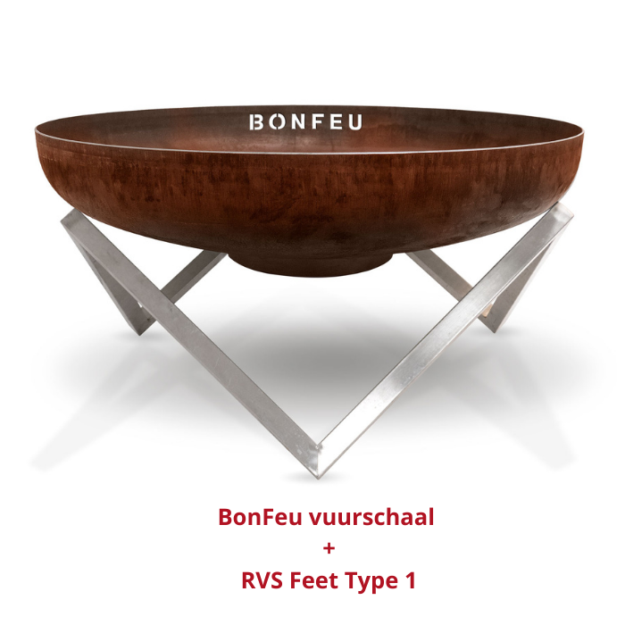 BonFeu Brasero Acier Corten Ø80 cm