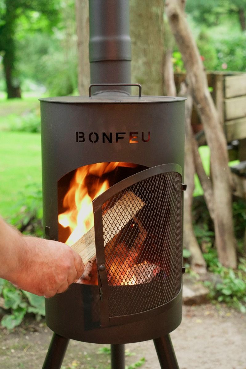 Cheminée de jardin BonFeu BonGiano SP noir