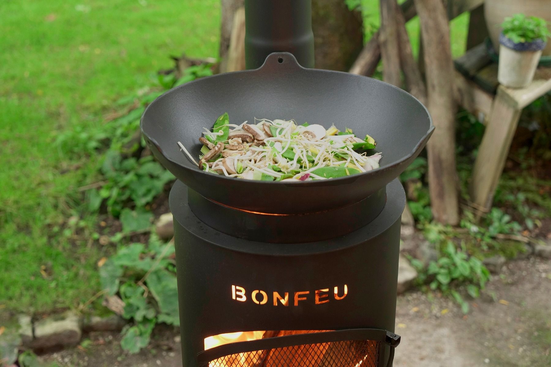 Cheminée de jardin BonFeu BonGiano SP noir
