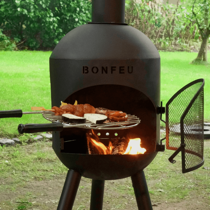BonFeu BonSolo Cheminée Extérieure Noir