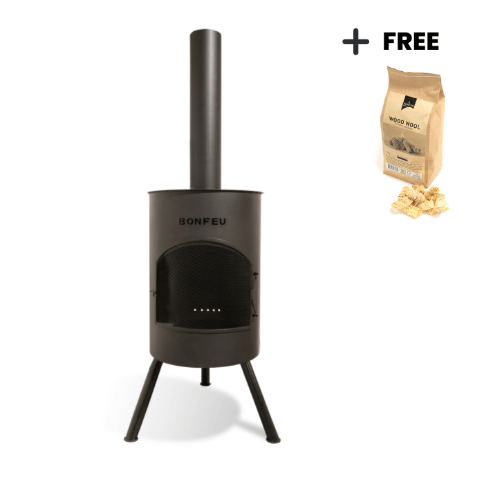 BonFeu BonTon 50 Noir Cheminée Extérieur
