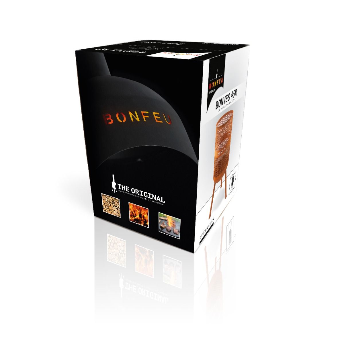 BonFeu BonVes 45 Rouille brasero panier