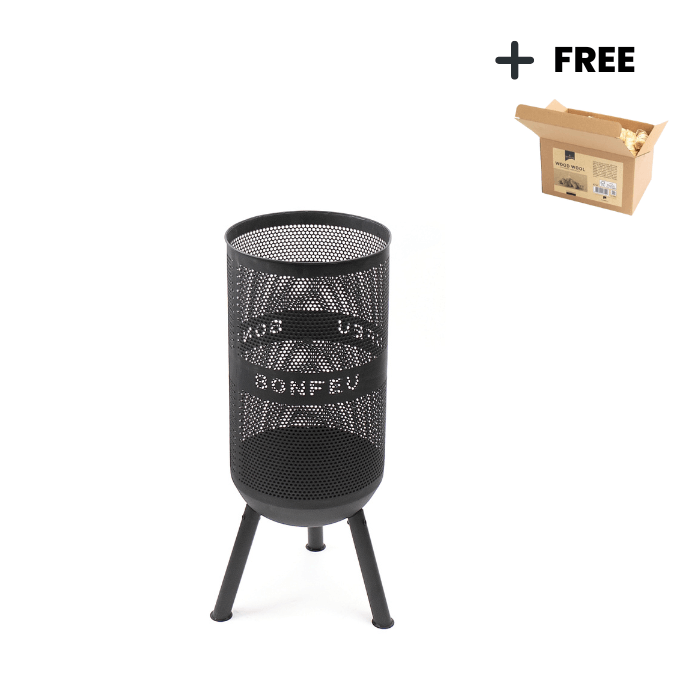Brasero panier BonVes 34 noir BonFeu
