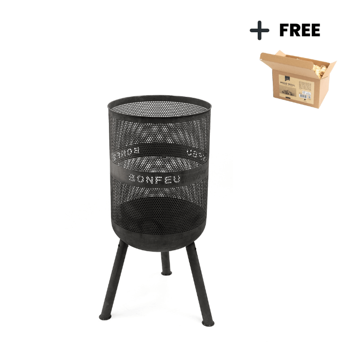 BonFeu BonVes 45 Noir brasero panier