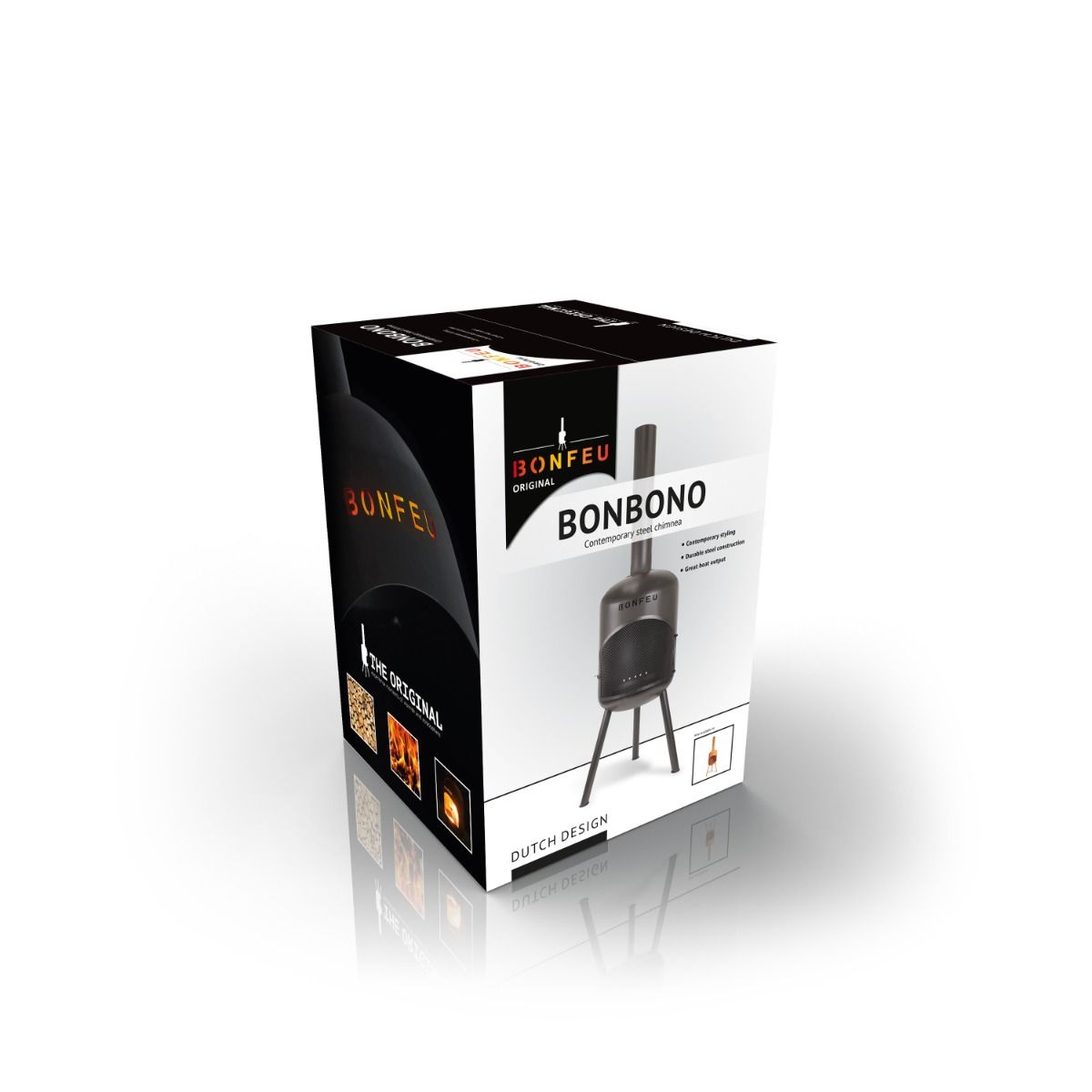 BonFeu BonBono Cheminée de jardin noire BonFeu BonBono Cheminée de jardin noire
