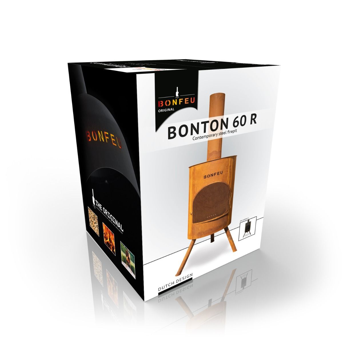 BonFeu BonTon 60 Corten Cheminée extérieur