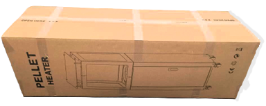 Chauffage à pellets noir Green Flame