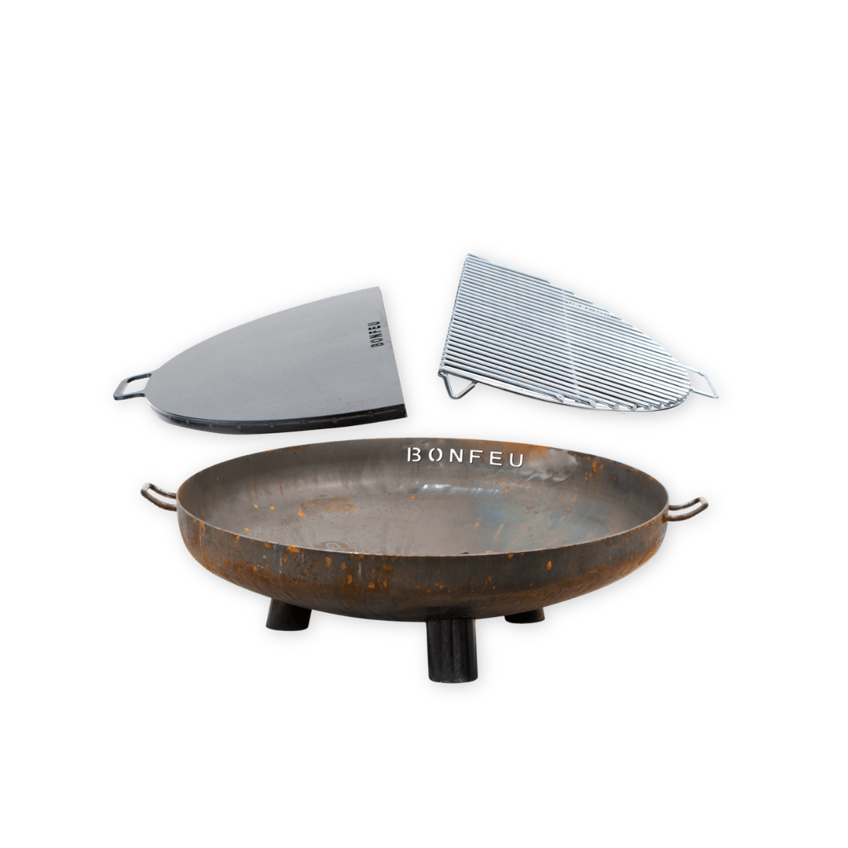 Pack promo BonFeu BonBowl Plus 60 + BonPlancha 1/2 60 + BonGrill 1/2 60