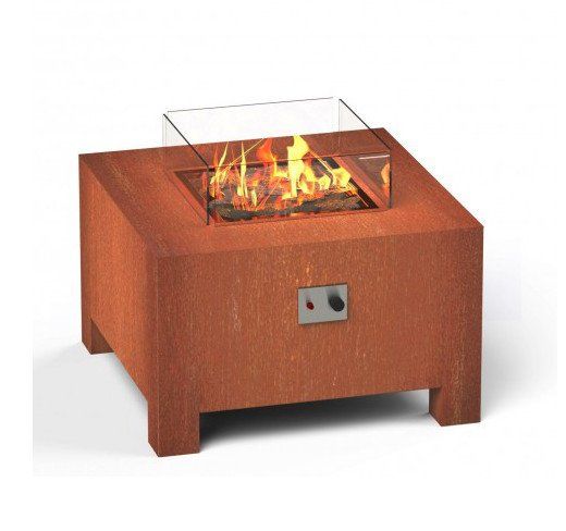 FORNO Table de cheminée Brann acier corten (4 tailles)