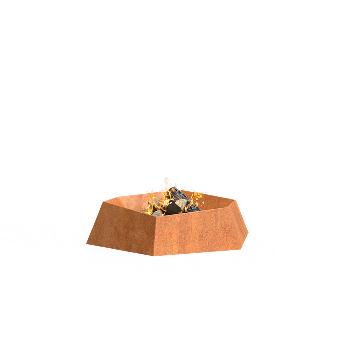FORNO Bol de feu Forma Acier Corten