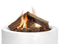 Happy Cocooning Table de feu ronde blanche