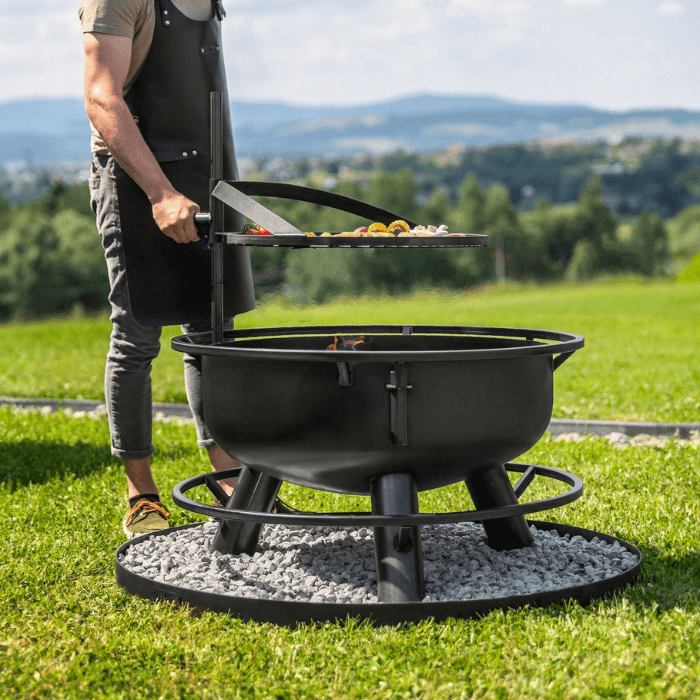 CookKing Plaque de Fond pour Bols de feu et Pierres Déco