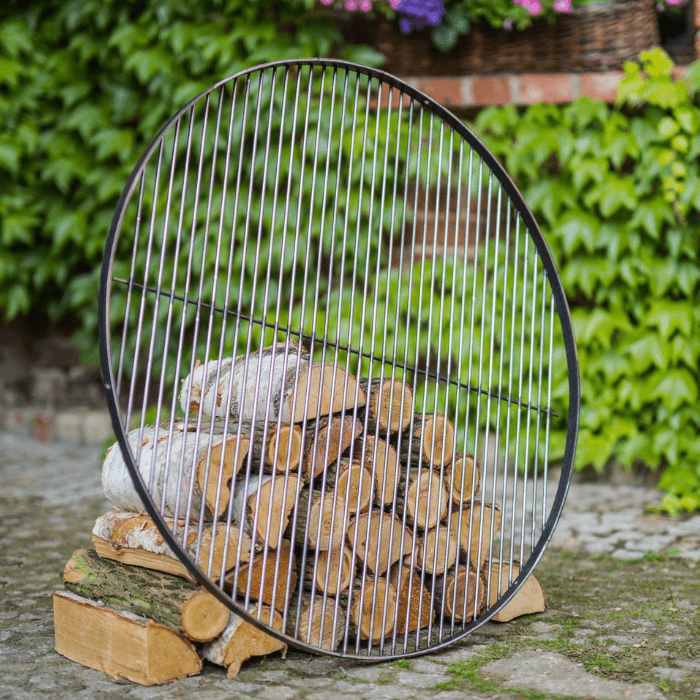 CookKing Grille en Acier Noir Ø50