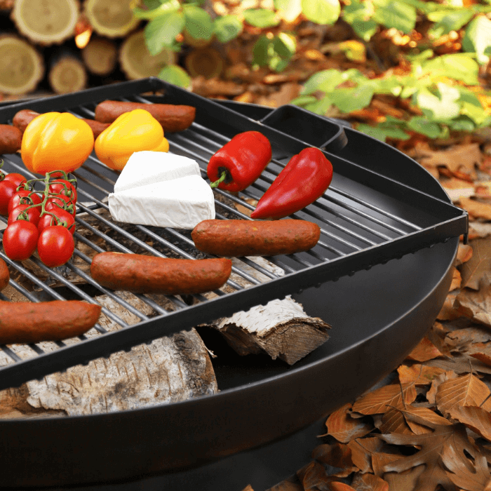CookKing Grille De Gril en Acier Noir Carré