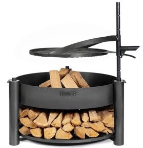 CookKing Bol à Feu Multifonctionnel Montana X avec Grille de Cuisson 60 cm
