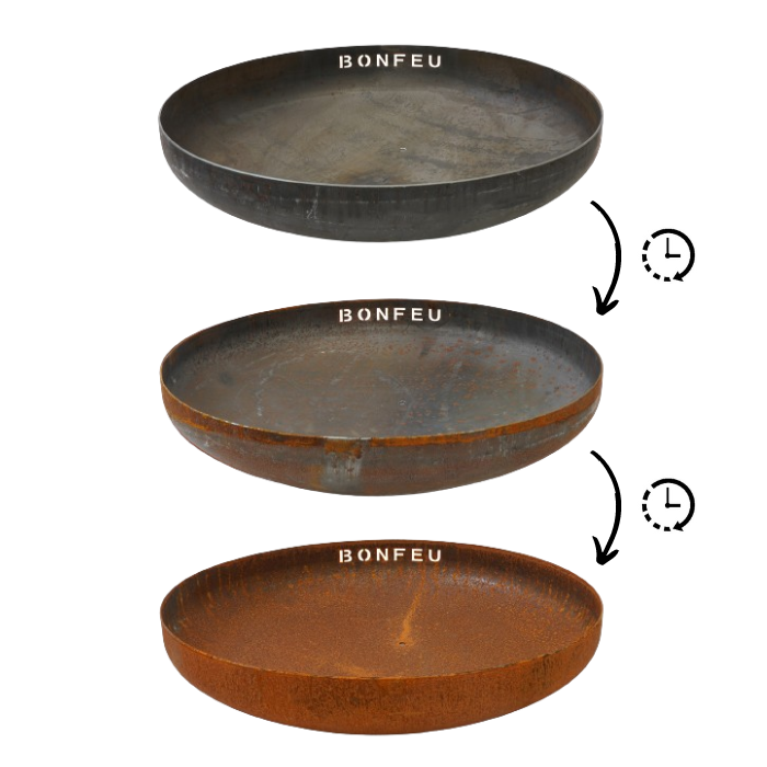 BonFeu Brasero Acier Corten Ø80 cm