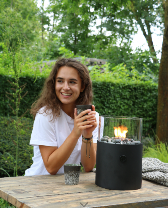 Cosiscoop XL lanterne à gaz noire